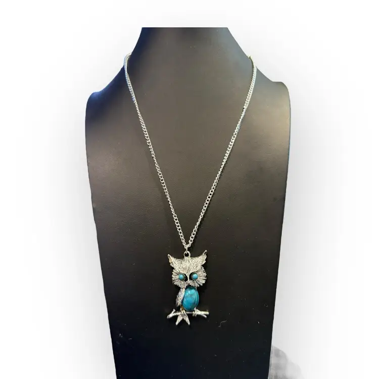 MCM Style Owl Necklace
