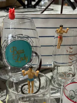 Whatta Man Wine Glass Charms