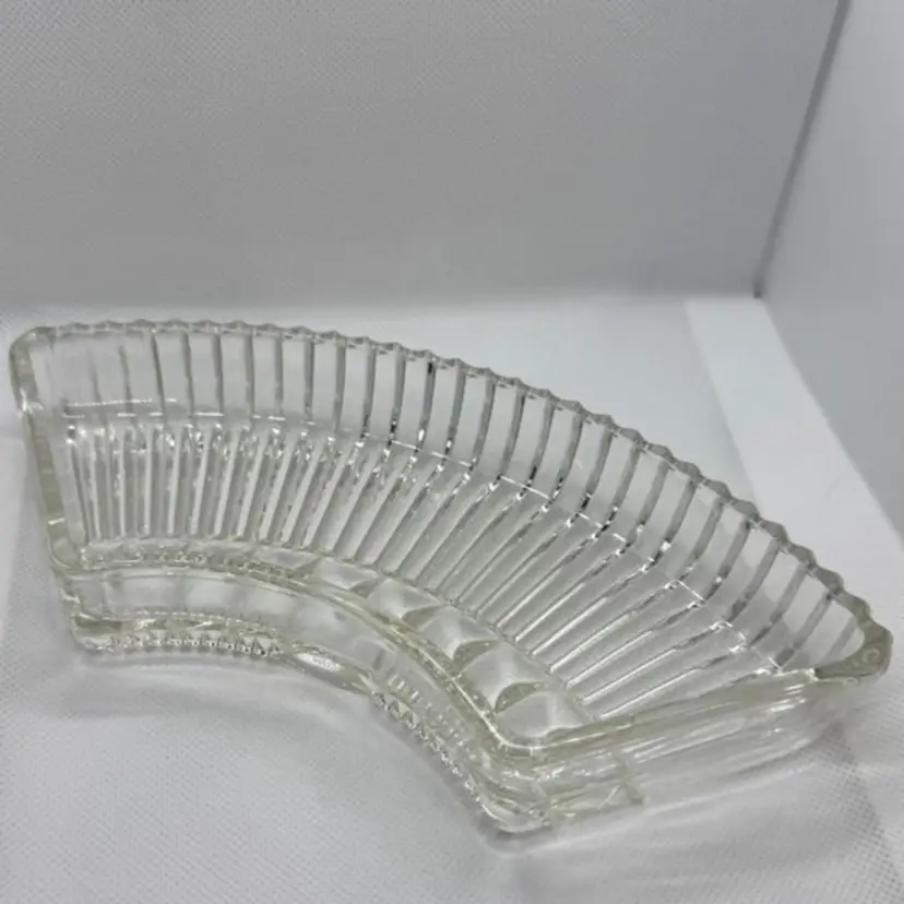 One Vintage Glass Kromex Lazy Susan Insert