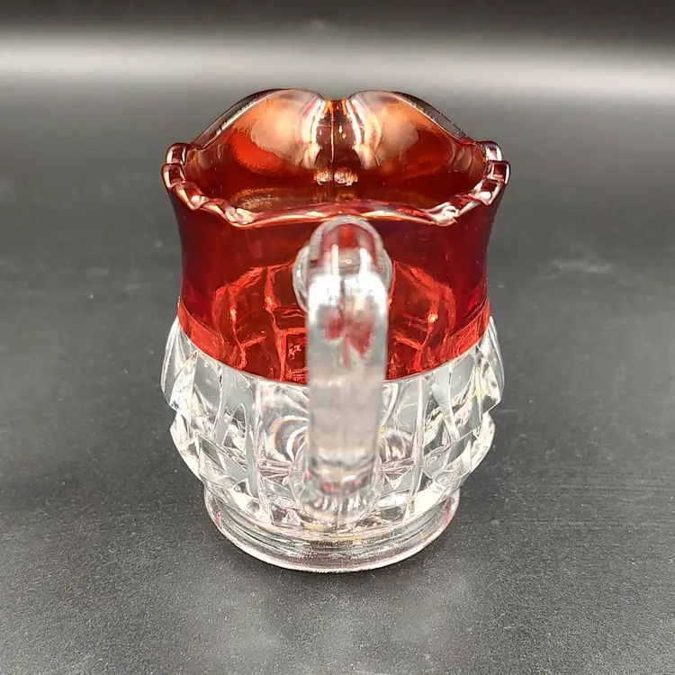 Antique EAPG Kings Crown Creamer