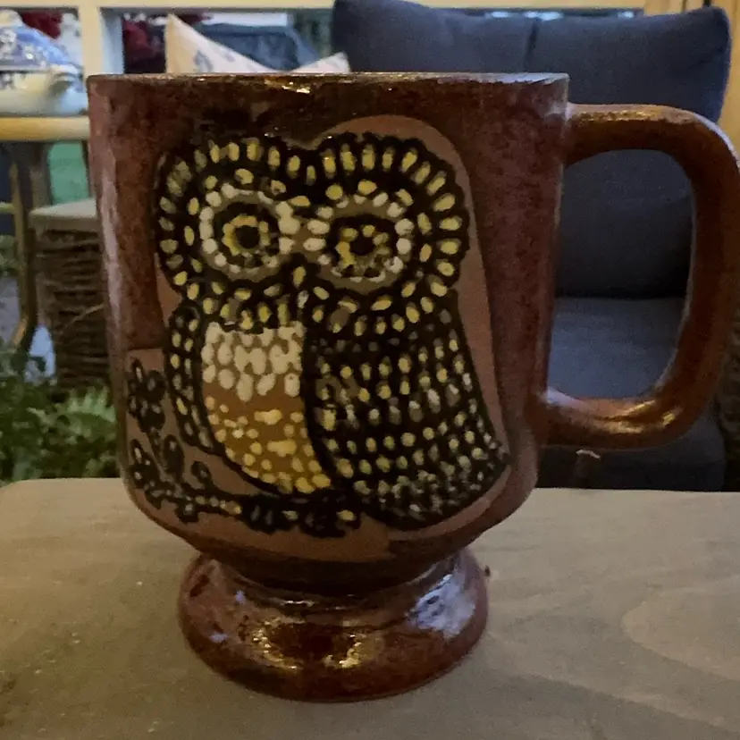 Vintage Owl Coffee Mug