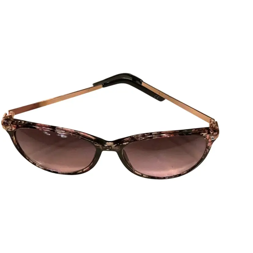 Foster Grant Tortoise Shell Sunglasses 5.25 With WOOW Glass Case