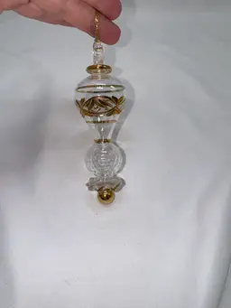 Hand Blown Glass Christmas Ornament