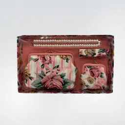 Floral Collection Vanity Set w/ Necklace New | 12”