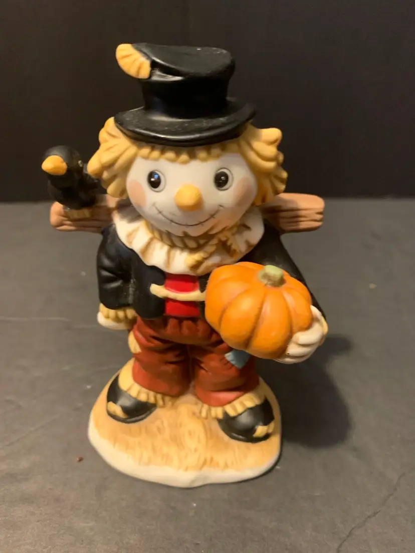 Home Interiors Scarecrow Figure Standing 4 X 2 X 2 Inches