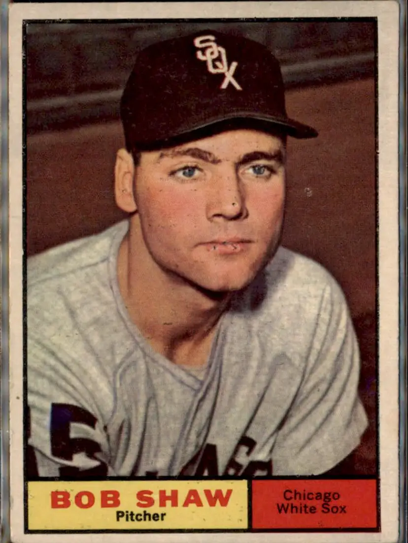1961 Topps #352 Bob Shaw - ( ) - Chicago White Sox