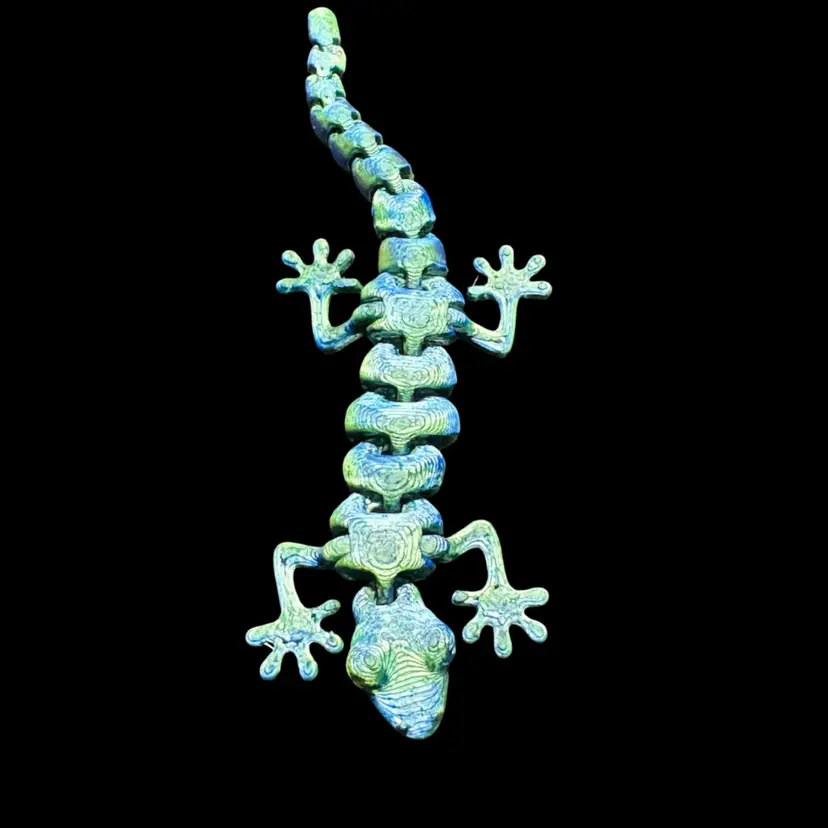 3-D Printed Articulated Lizard