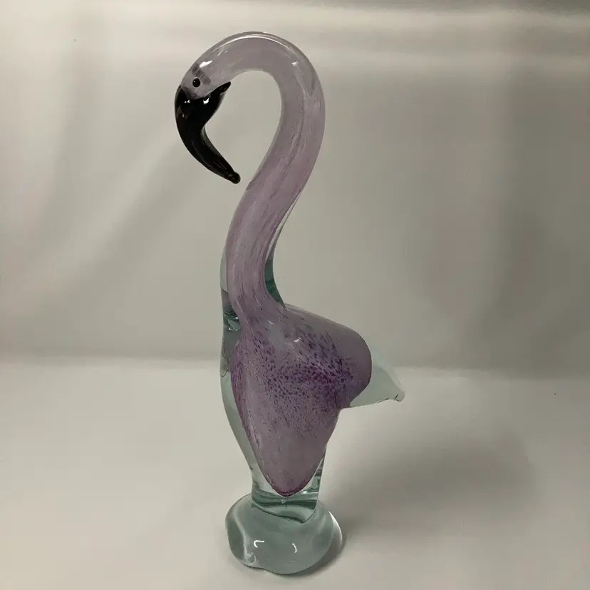 Flamingo Paperweight! Stickered! 12” Tall x 5” Wide!