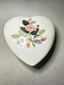125. Wedgwood Heart Shaped Trinket Box