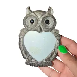 Metal Owl Picture Frame