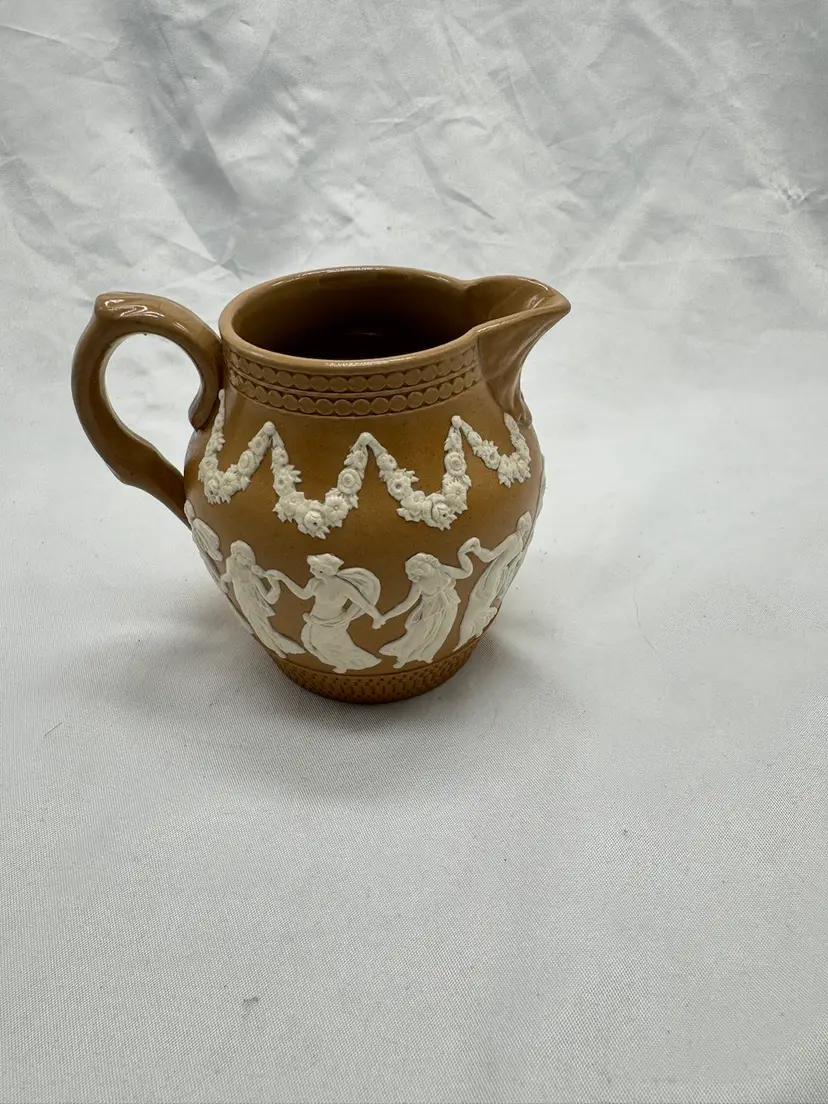 VTG Copeland Sprigware/jasperware Creamer