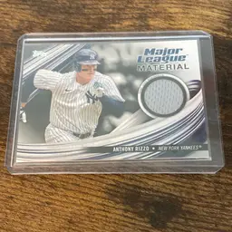 Anthony Rizzo Major League Materials Black /199 - New York Yankees