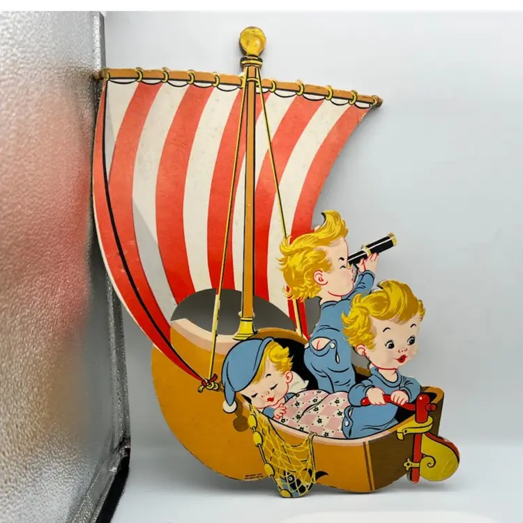 VINTAGE WINKIN,BLINKIN AND NOD ALONG WITH THE MAN IN THE MOON