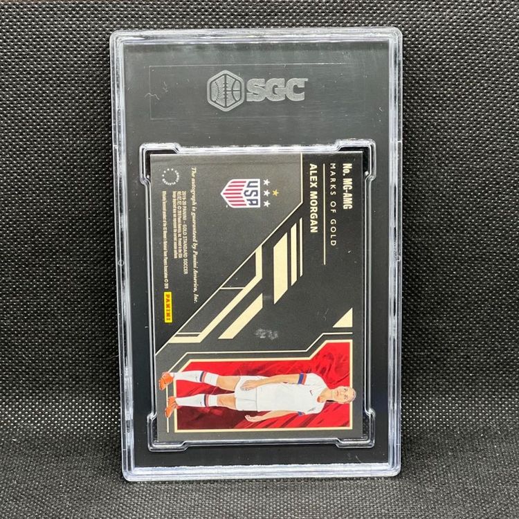 Alex Morgan 2019/20 Panini Gold Standard Marks Of Gold Auto /149 SGC 9/10 Soccer Card