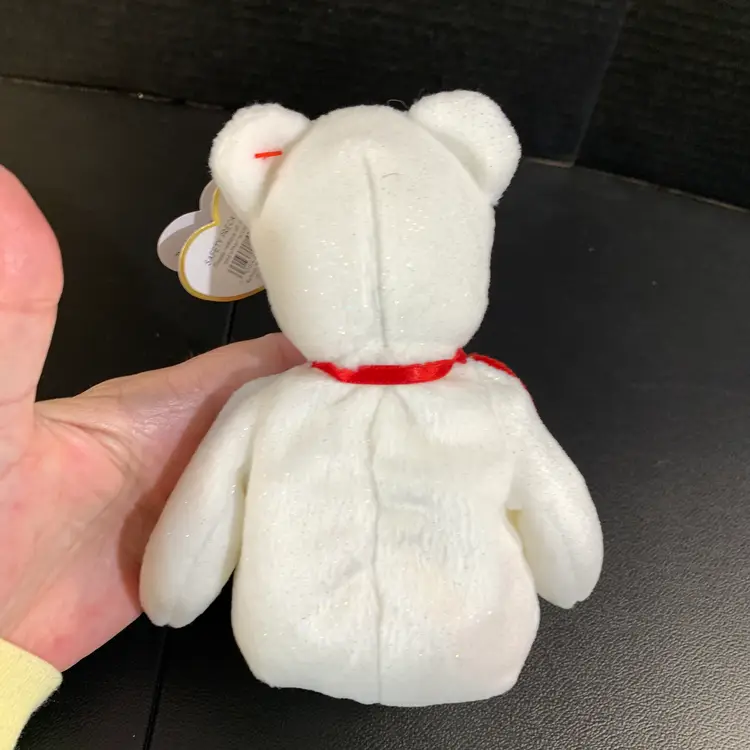 TY Beanie Baby Bear "Truly" Plush
