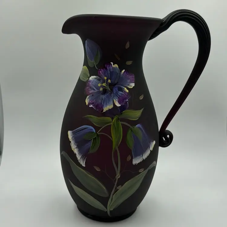 Fenton 2006 Aubergine Moonstruck Bluebells Pitcher 7374 EU