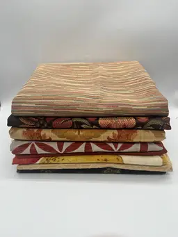 Decorator Fabric Remnants, Upholstery & Drapery-Assorted Patterns & Colors(NN4)