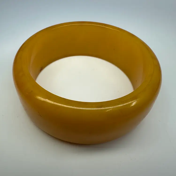 Bakelite Butterscotch Bangle 1”