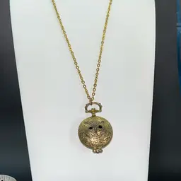 Owl Lock It On Rollo Chain, Lobster Clasp, 22” Long