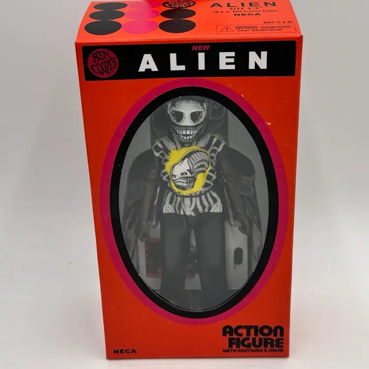 Alien Neca Ben Cooper 5.5” Clothed Action figure Halloween Costume & Mask