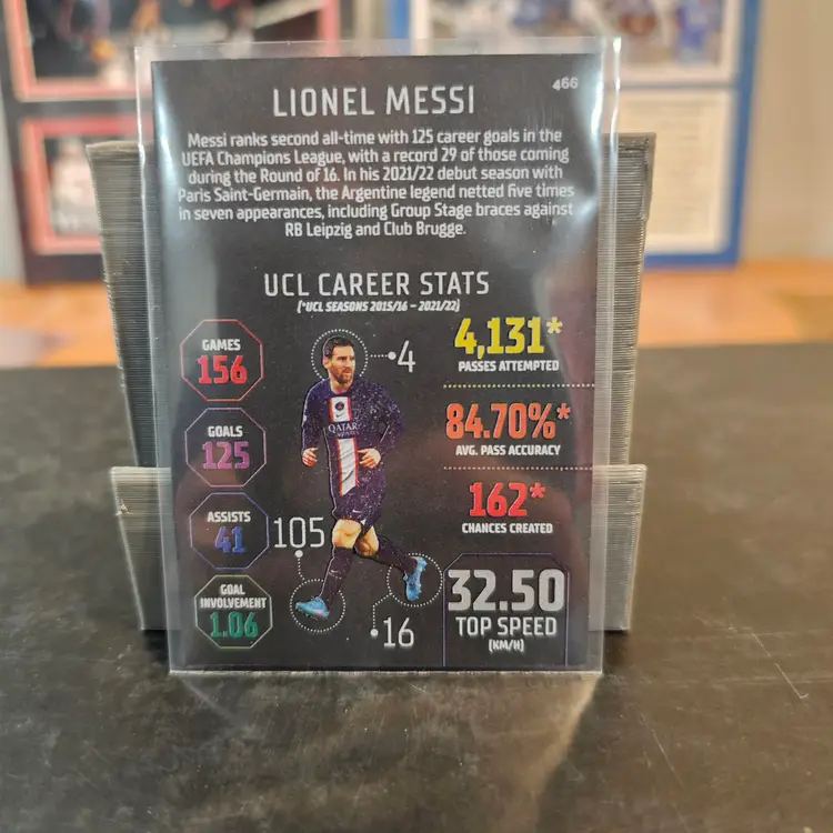Lionel Messi - Paris Saint Germain-Black Edge Edition Topps Match Attax