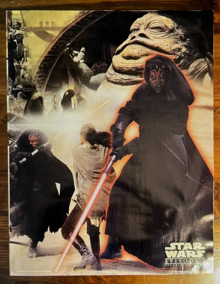 Star Wars Episode 1 Four Poster Mural (Taco Bell Promotion)