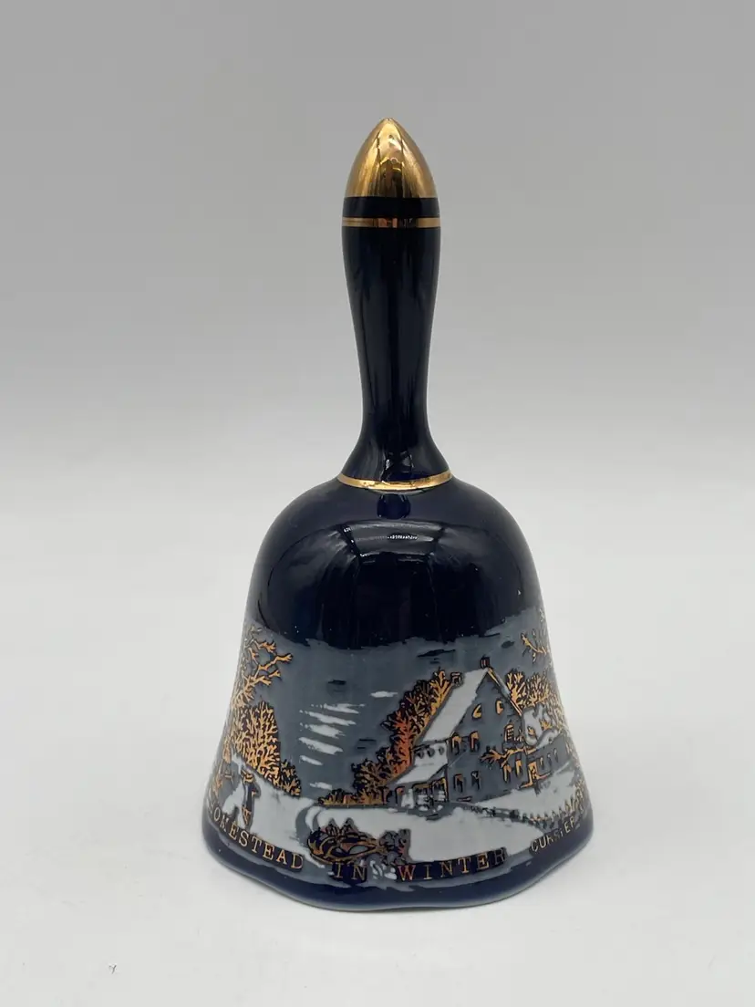 Vintage Currier & Ives “The Old Homestead” Bell