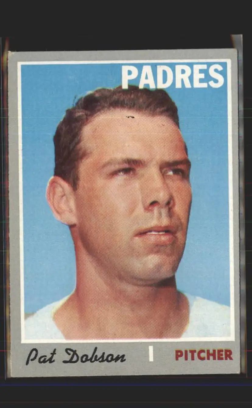 Pat Dobson 1970 Topps #421 - (pk6) - San Diego Padres