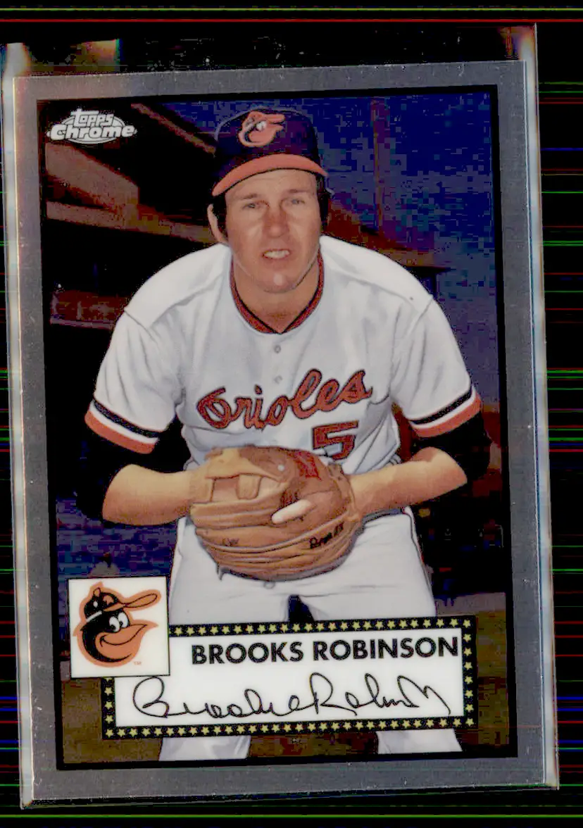 Brooks Robinson 2021 Topps Chrome Platinum Anniversary #522 - Baltimore Orioles - (153-303)