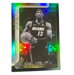 Bam Adebayo 2025-26 Topps Blackout Miami Heat