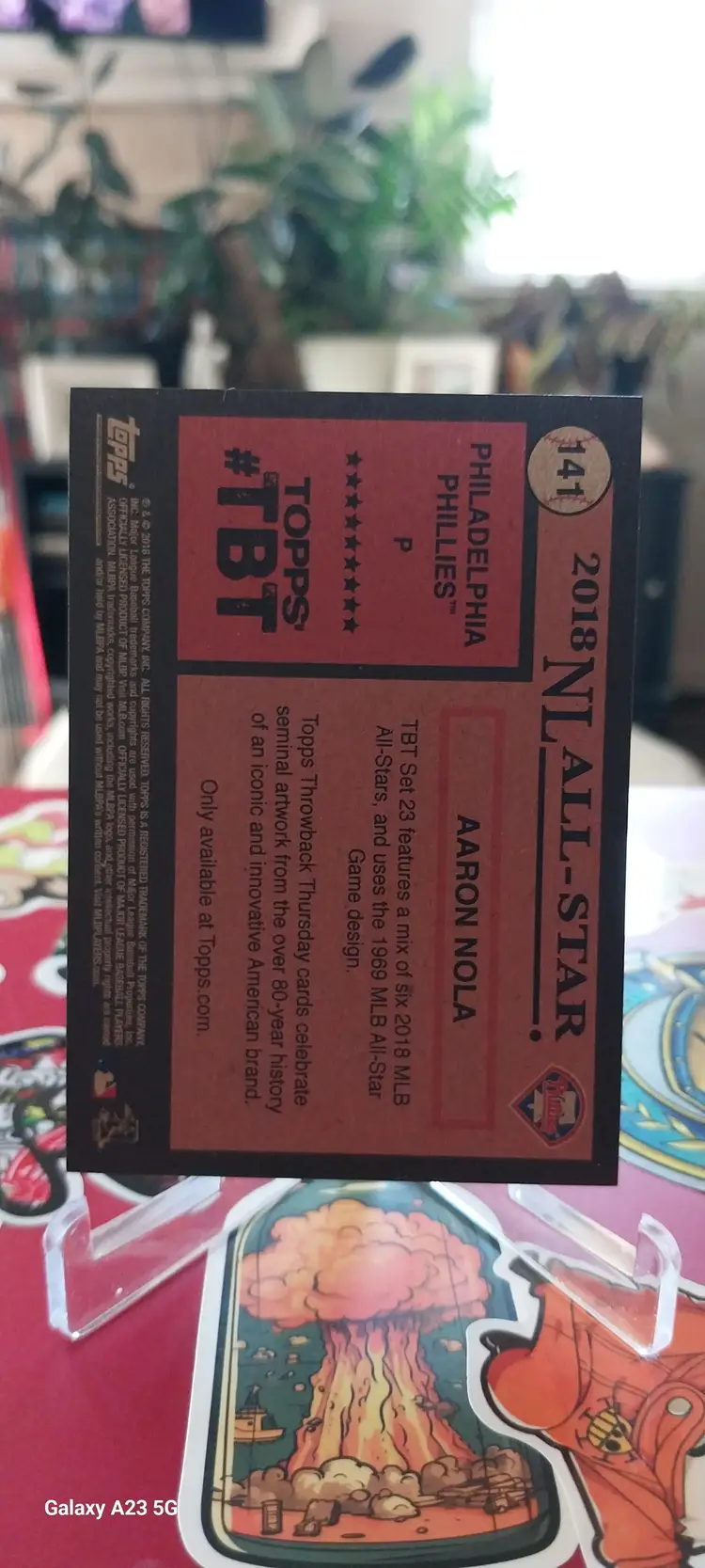 2018 Topps Throwback Thursday Set 23 1st All-Star Selection Aaron Nola