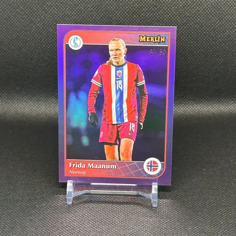 Frida Maanum Eurostars /50 2025 Topps Merlin Euros - Norway