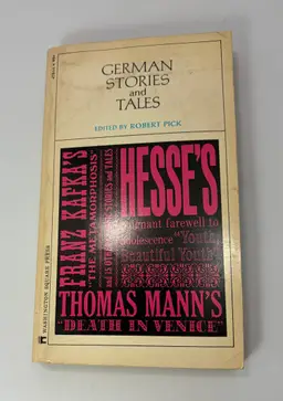 Vintage 'German Stories and Tales' Edited by Robert Pick Paperback Book Washington Square Press 1970