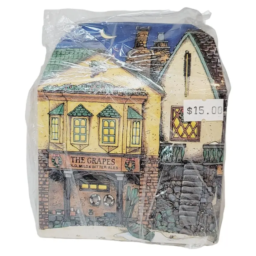 Dept. 56 Charles Dickens Heritage The Grapes Inn Christmas Ornament 1996 NEW