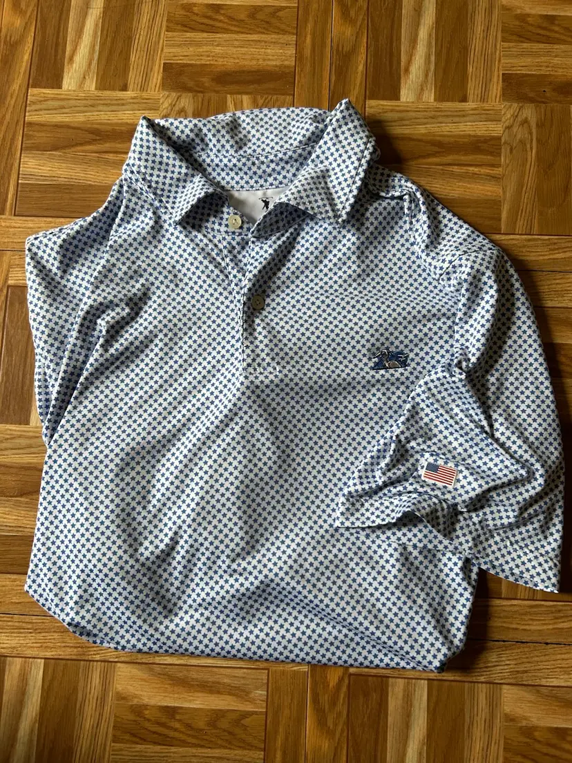 Fairway And Greene USA 🇺🇸 Stars Golf Polo. Large.