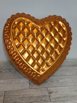 Large Copper Heart Mold