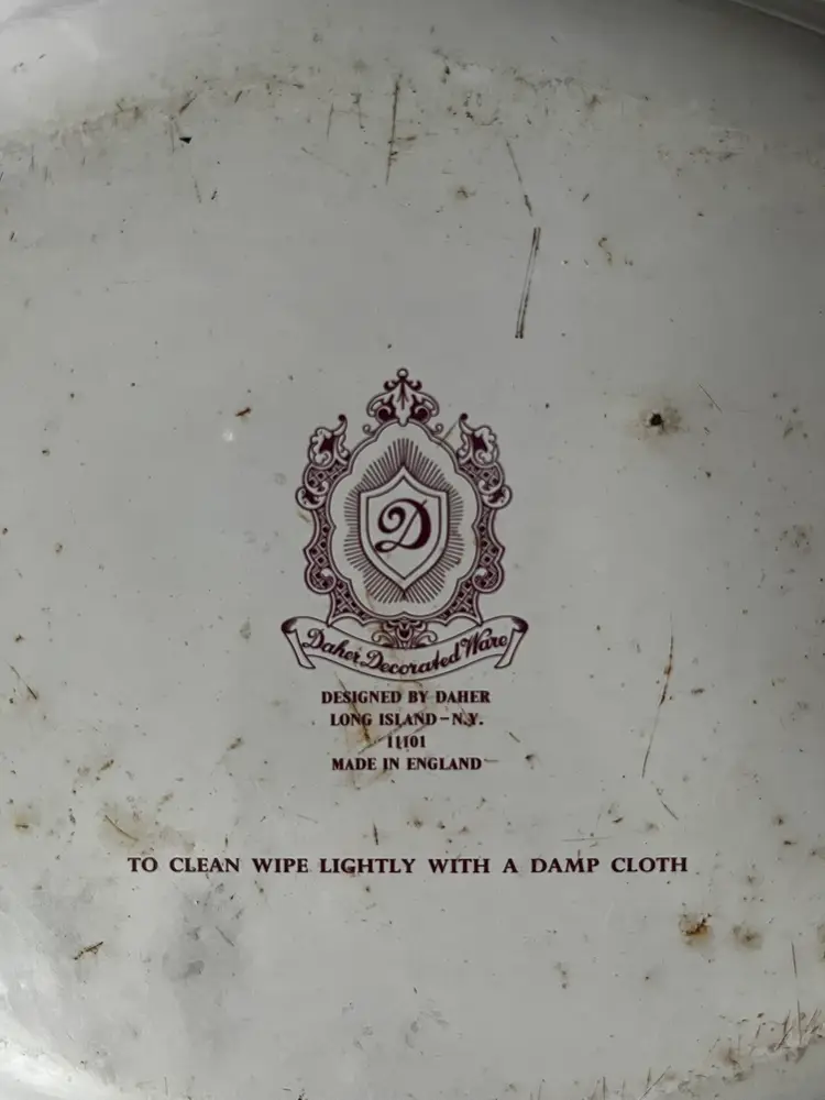 Vintage Daher Decorated Ware tin tray