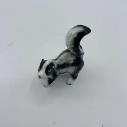 Skunk Porcelain Made In Japan, 2.25 Inches Tall