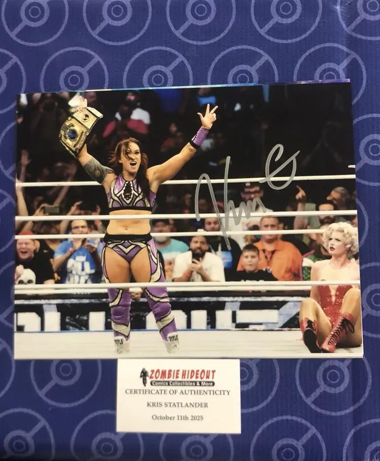 Kris Statlander AEW Women’s Champion Signed 8x10 Store COA