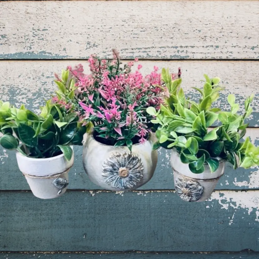 Upcycled DIY farmhouse, cottage core Boho, French country floral table decor greenery Spring Made By Me