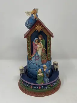 Jim Shore Revolving Nativity Messiah Savior King Heartwood Creek 2016