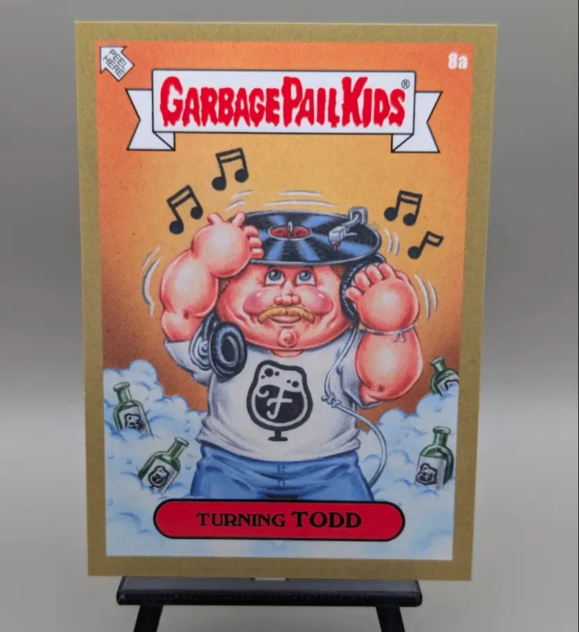 Turning Todd Gold Garbage Pail Kids Taste Buds 8a - (153-390)