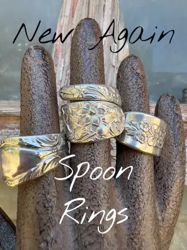 Spoon Rings By Pattern Size Adjustable