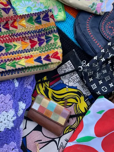 Purses, Linens, Fabric, Sheets, Aprons And More…