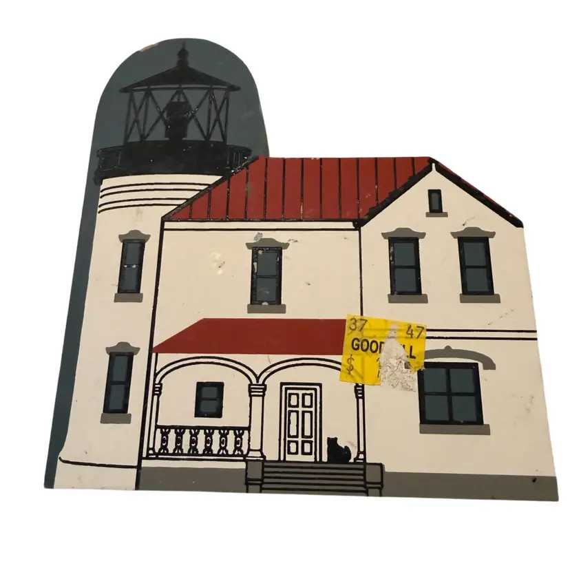 Admiralty Head Lighthouse The Cats Meow 1990 Wood