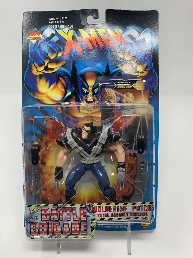 Wolverine Patch Action X-Men: Battle Brigade Action Figure (BRAND NEW/1996)