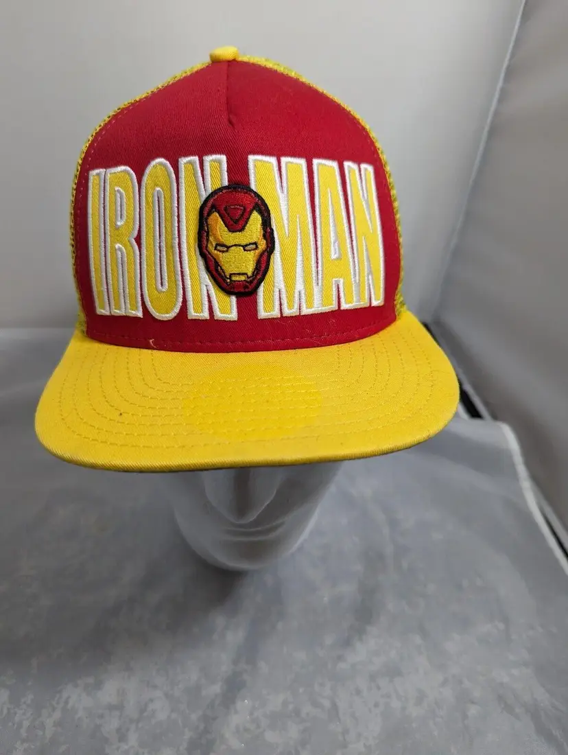 Iron Man Marvel New Era 9fifty Mesh Back Snapback Hat M/L