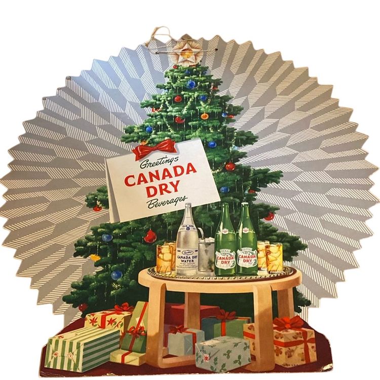 Vintage Advertising Canada Dry Store Hanging Display