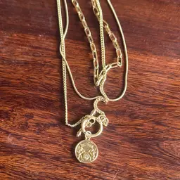 Gold Color Layered Chain