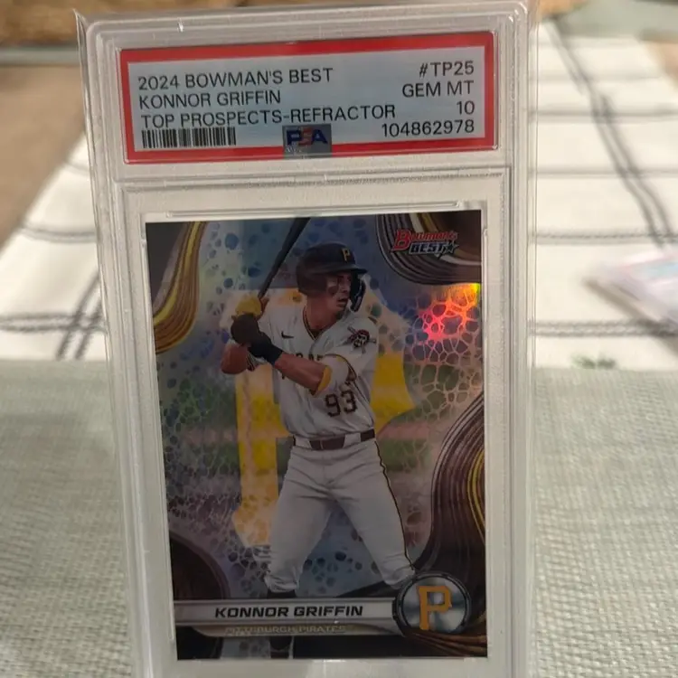 2024 Bowman’s Best Konnor Griffin Refractor PSA 10